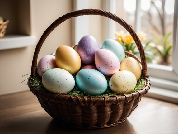 Easter egg basket