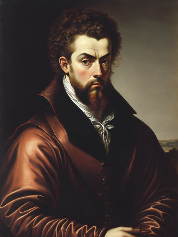 self-portrait by Jacopo Tintoretto; self-portrait by Jacopo Tintoretto