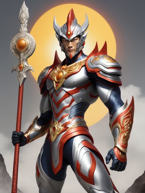 A Fusion between Ultraman and Sun Wukong