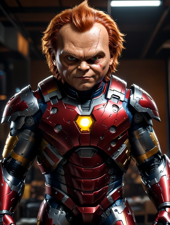 chucky in ironman suit