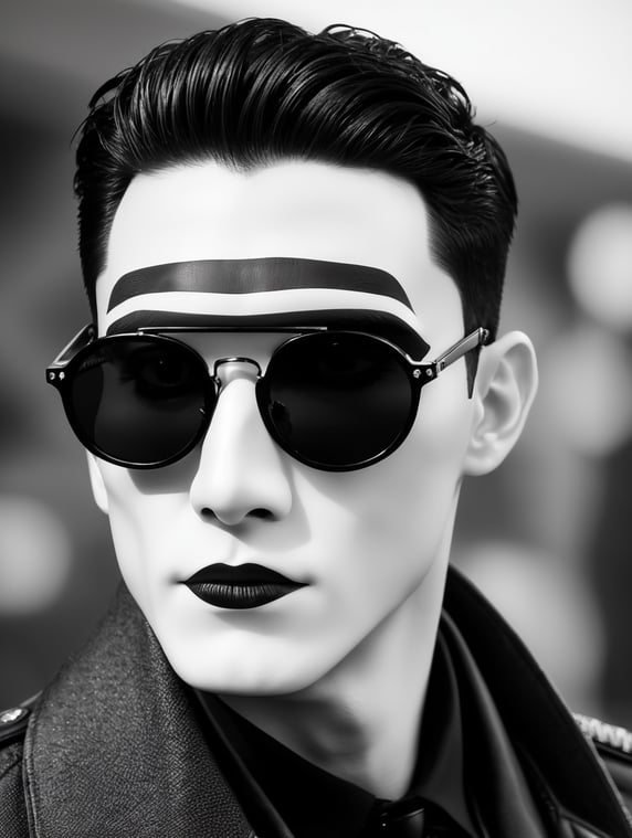 ghost with moscot sunglasses