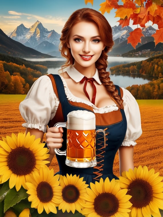Happy Octoberfest postcad