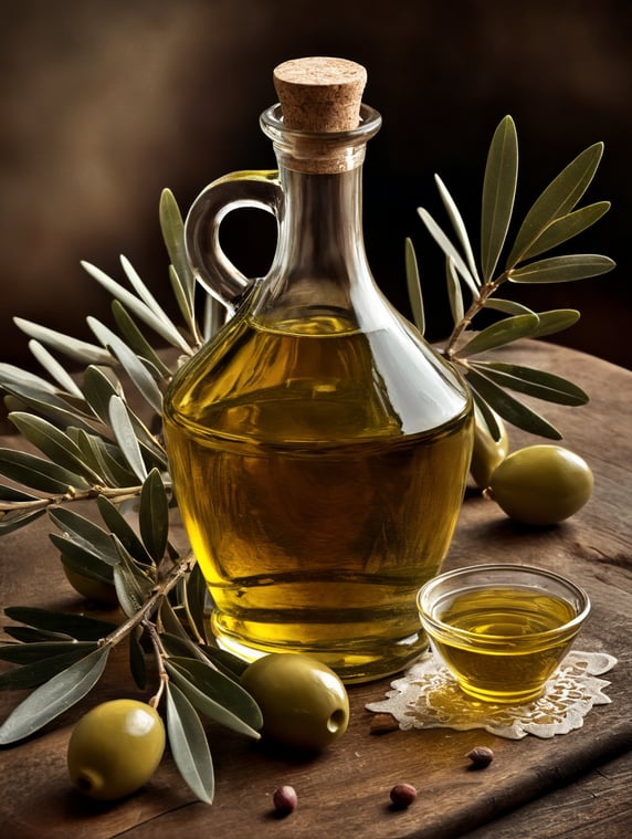 Olive oil Between postures, a bottle and some olive branches should be placed on a wooden table. We want the photography to be faithful to the old Andalusian style.; Aceite de oliva Entreposturas sobre una mesa de maderam deben colocarse una botella y unas ramas de olivo. Queremos que la fotografia sea fiel al antiguo estilo andaluz.