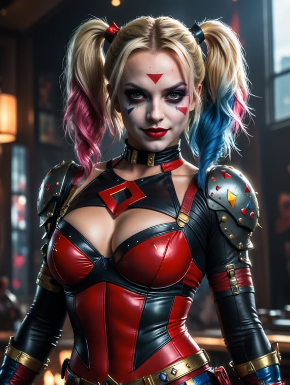 Britney spears as harley quinn, different costume