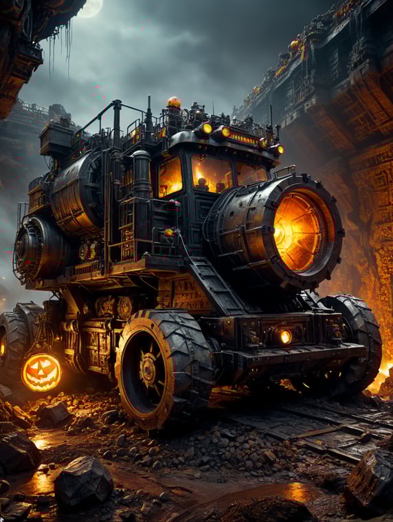 mining machines oil halloween