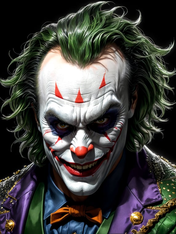 Joaquin Phoenix as a Joker but drawn in Dragon Ball Z style. Black and white