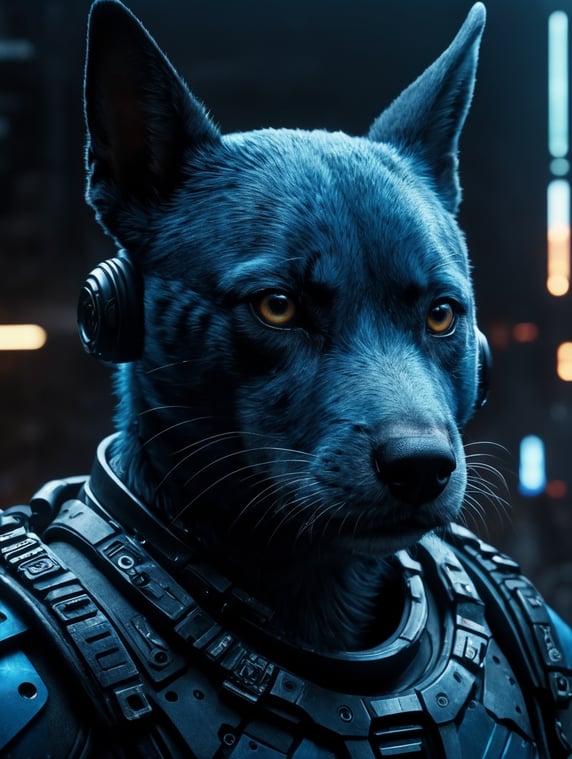 cyberpunk blue healer; cyberpunk blue heeler