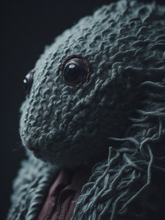 knitted monster