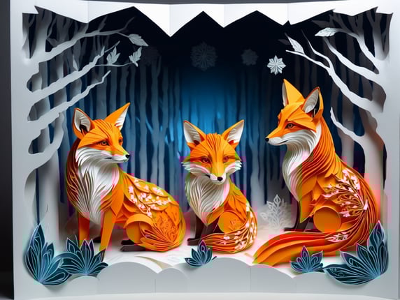 fox in winter