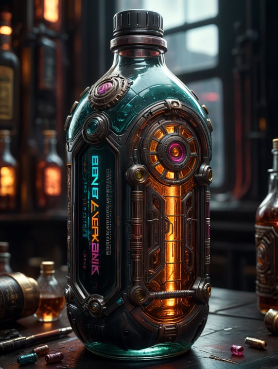 cyberpunk bottle