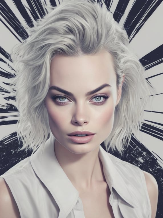 margot robbie as a punk