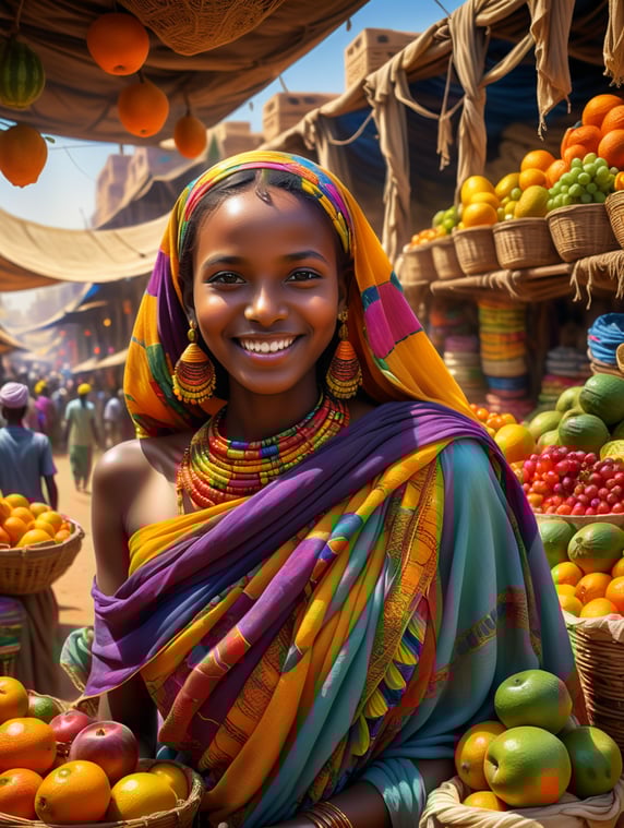 Sudanese girl,