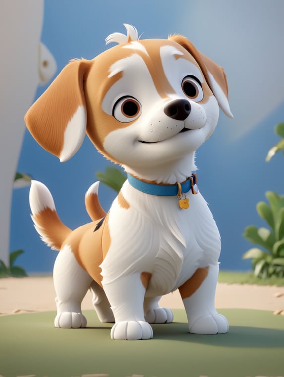 Beagle jackrussle mix dog