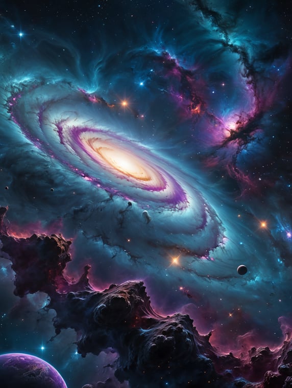 galaxy wallpaper hd A realism, vast universes, deep space, dark purple image, blue, mysterious, diffuse unknown particles, dark matter, a true wonder of the universe.