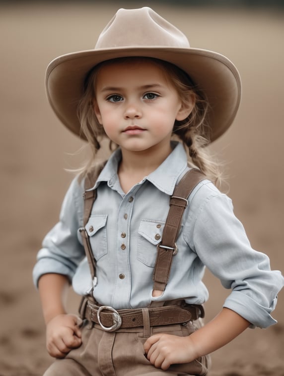 A little cow girl