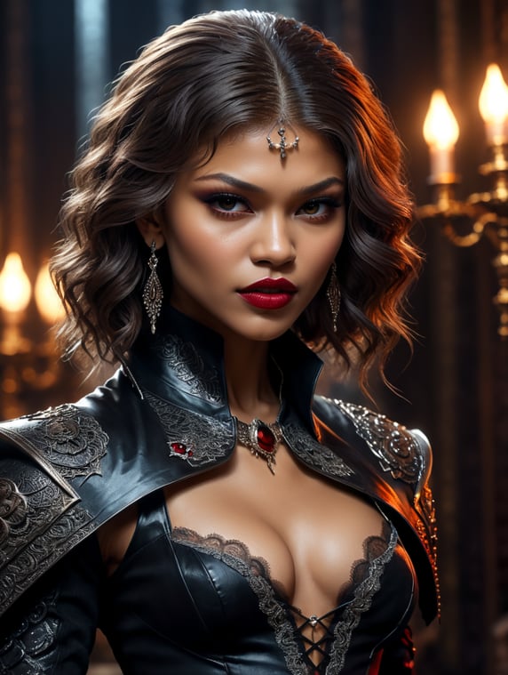 Zendaya as a sexy vampire