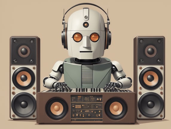 70s DJ djokowi robot