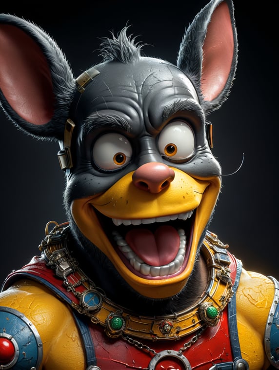 slash as A cartoon character, such as Mickey Mouse, Bugs Bunny, or Homer Simpson.