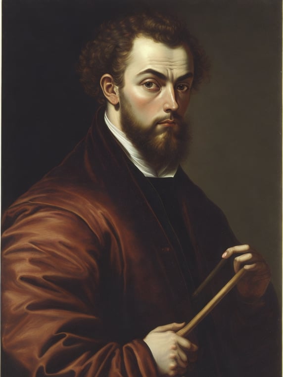self-portrait by Jacopo Tintoretto; self-portrait by Jacopo Tintoretto