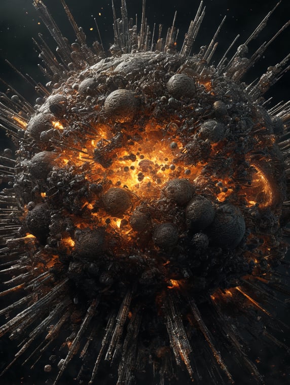 Molecules exploding