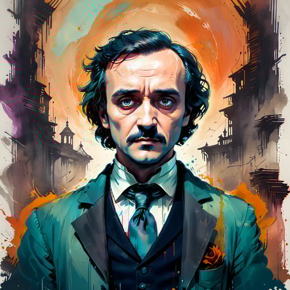 edgar allan poe in haunted mansion