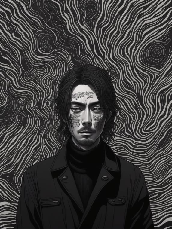 junji it, stanley donwood, hokusai, inceoglu; junji ito, stanley donwood, hokusai, inceoglu