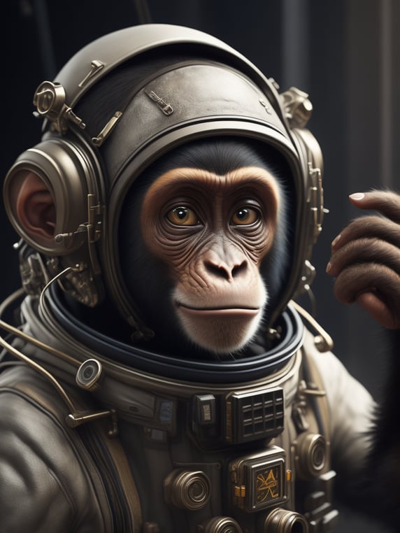 astronaut monkey