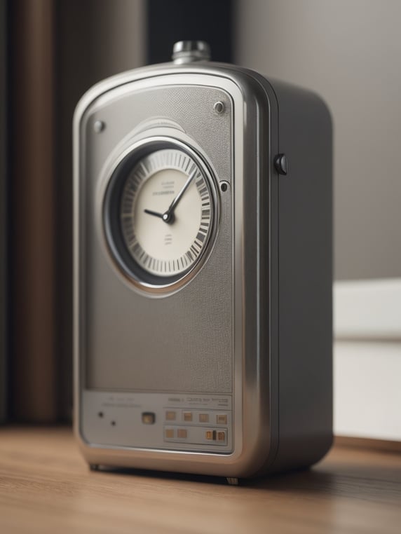 A time machine designed by Dieter Rams, 3D Render