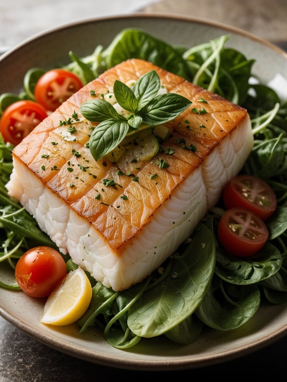 salad cod; cod salad