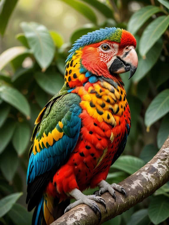 Hybrid animal: parrot,leopard more