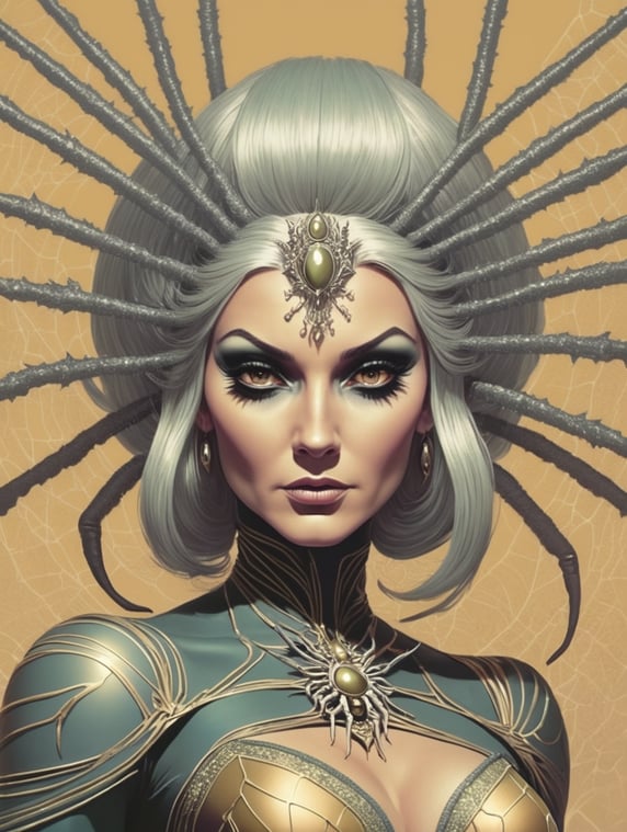 Spider queen 70s comic
