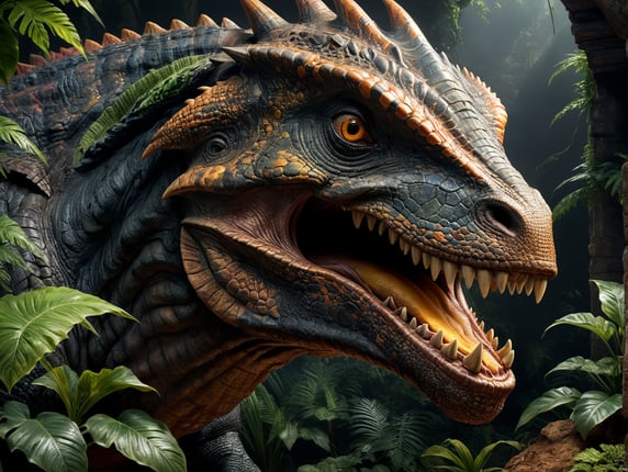 Make a book tittle with the name of NINO'S WAO coloring book with a dinosaur texture