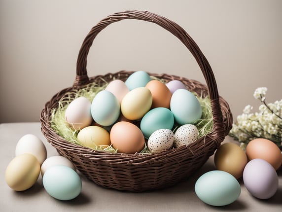 Easter egg basket