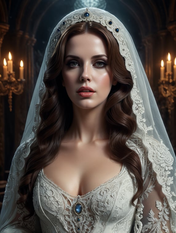 Lana Del Rey as a Ghost. Halloween Costume