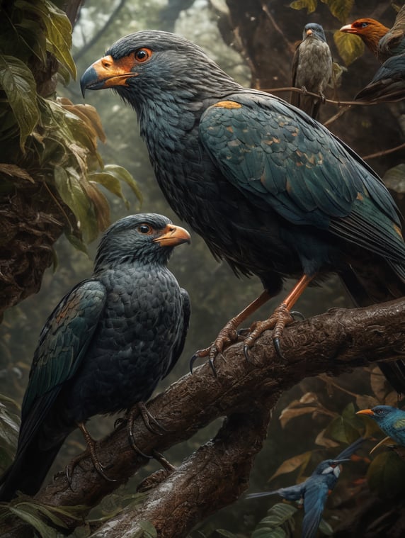Birds high detail