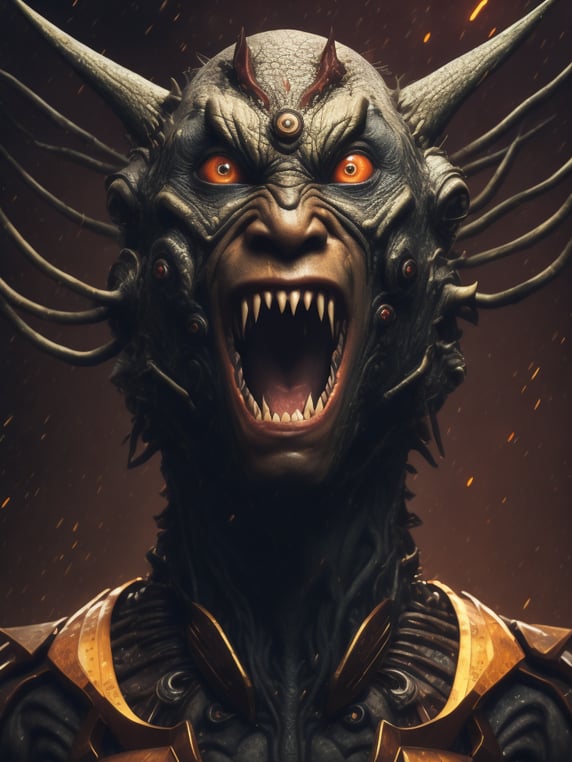a humanoid creature covered in various mouths, creature from outer space with a humanoid shape but is surrounded by a multitude of mouths, opening in unison as if attempting to scream, shusei nagaoka, phonk album cover, wet skin, photographic monster, official artwork, cosmic survival