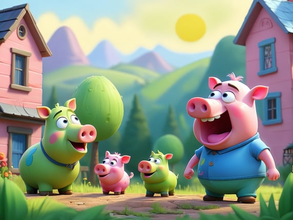 mummy pig from the cartoon peppa pig; mummy pig du dessin animé peppa pig