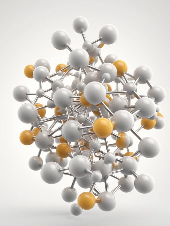 detailed visualization of taurine molecule in 3D