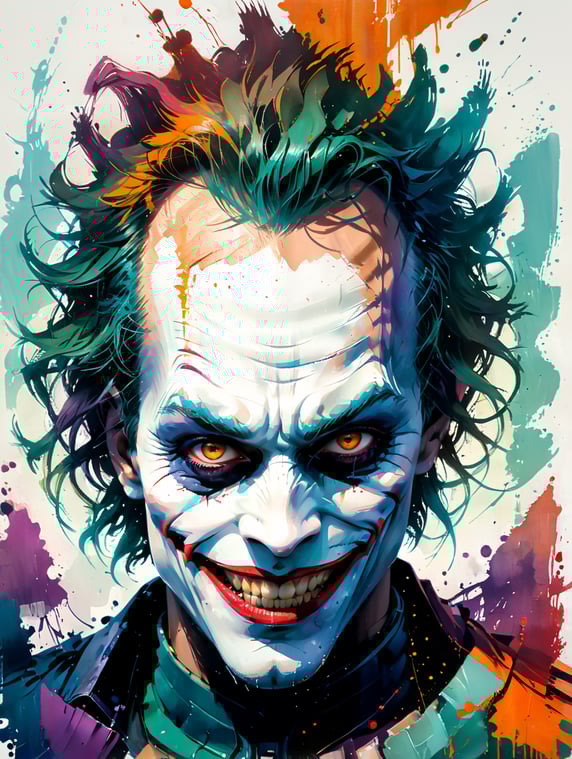 The Joker Impressionism style