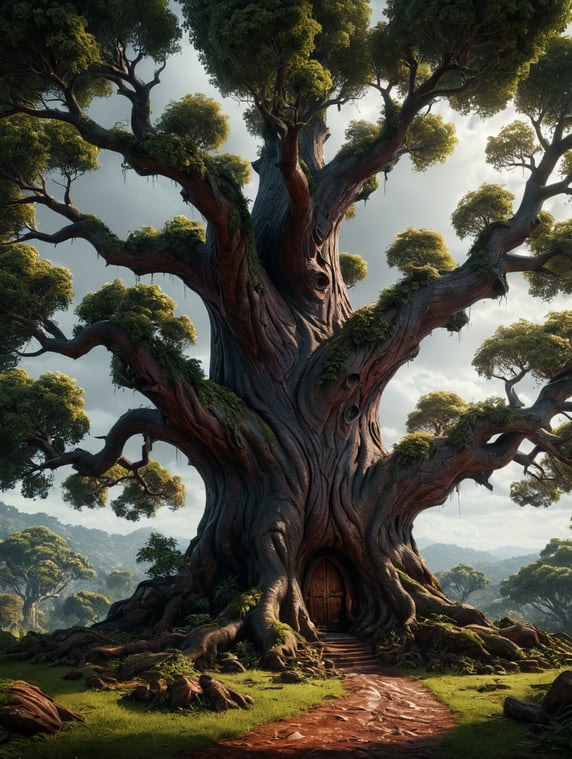 mahogany tree