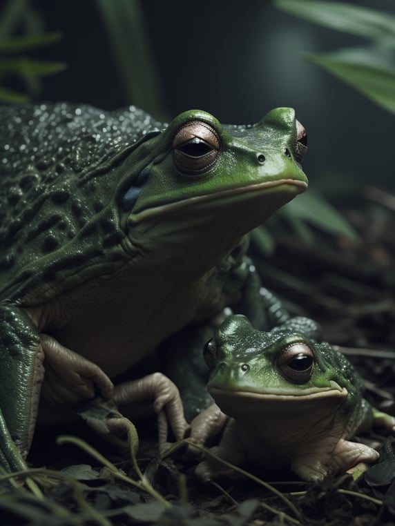 The frogs Chor
