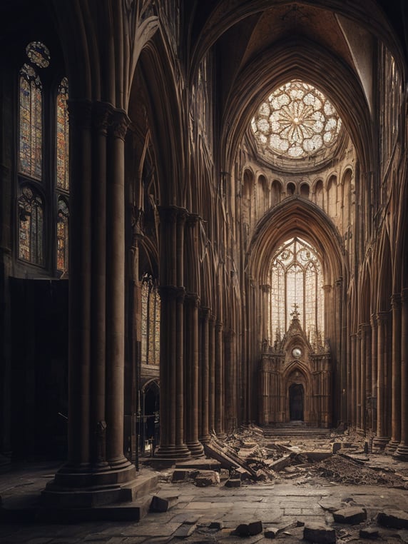 Ruins of a cathedral