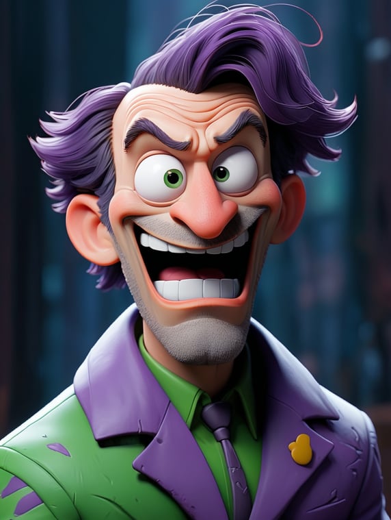 Ol dirty bastard as the joker animated