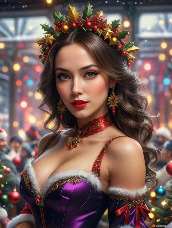 sexy girl Christmas