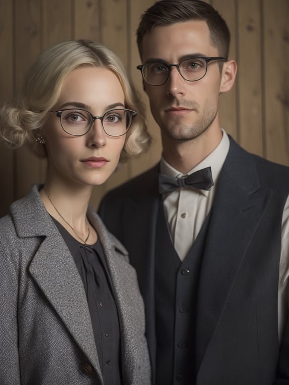 American Gothic Grant Wood, real life