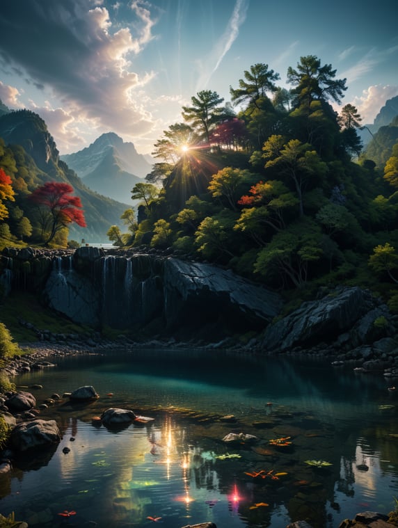 water reflection