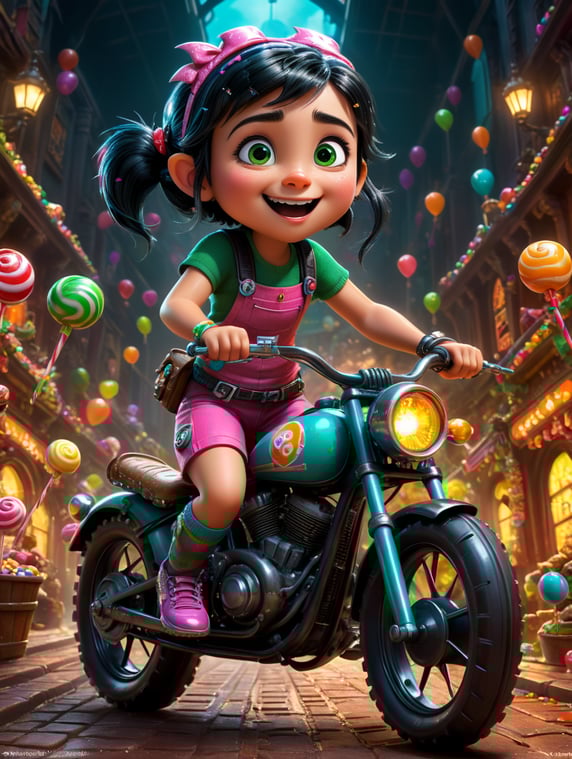 Vanellope von Schweetz, navel_, pixar; Vanellope von Schweetz, navel_, pixar