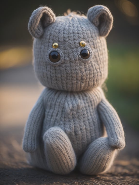 knitted monster