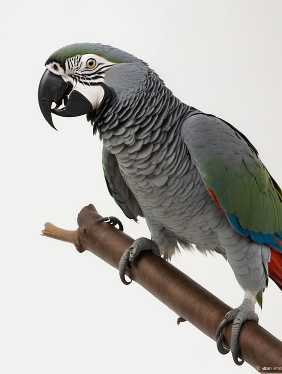 Yaiko parrot Jaco gray; ЯАйко попугай Жако серый