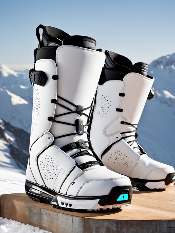 snowboard boots futuristic sole design